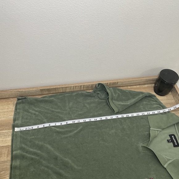 Bonobos Terry Cloth Polo Shirt Men XL Green Pineapple Towel Preppy Beach Coastal - Picture 7 of 7